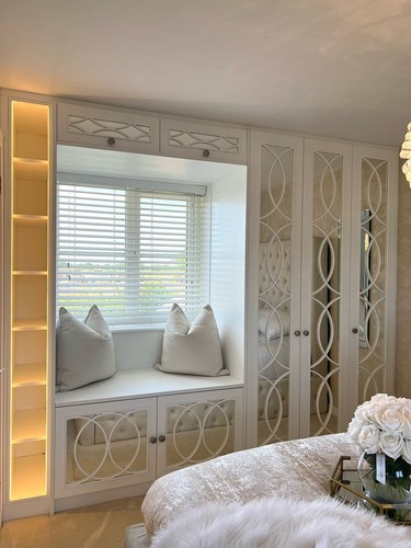Luxury mirrored wardrobe doors - luxury,