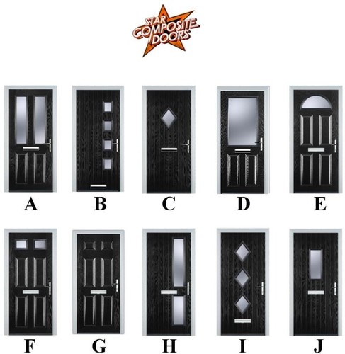 Modern composite front doors - front,