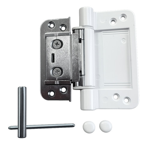 Composite doors hinge white - composite,