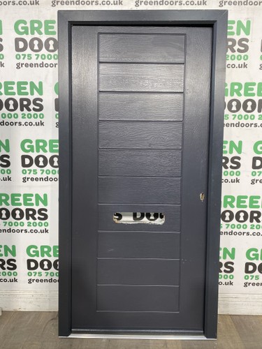 Short grey front - grey, door